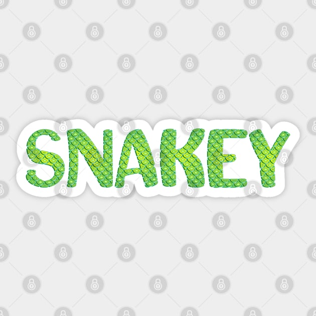 Snakey Sticker by Jokertoons